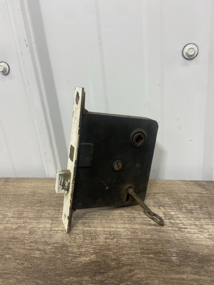 ANTIQUE INTERIOR MORTISE DOOR LOCK With Key