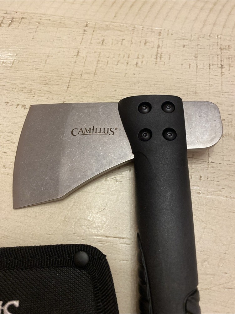 Camillus Black Hatchet Axe Plastic Handle & Sheath