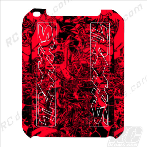 Traxxas Rustler 4x4 VXL Chassis Protector Flames - Graffiti TRA6723R