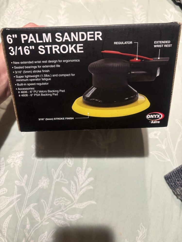 6" PALM SANDER3/16" STROKE