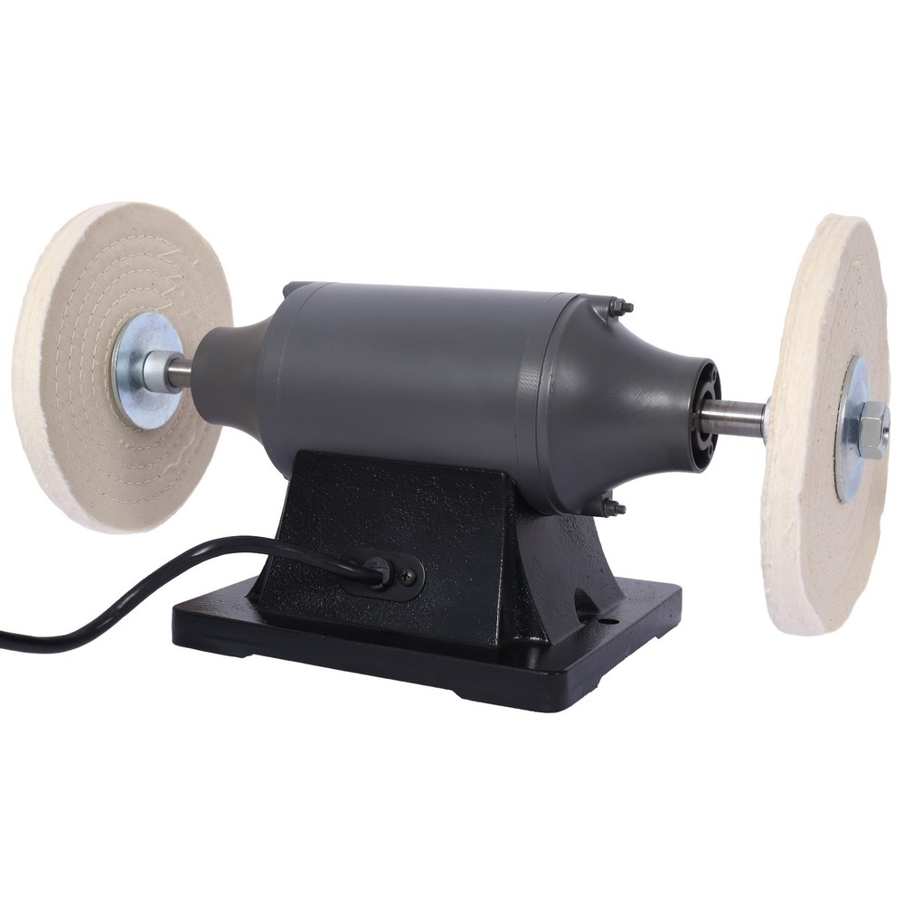 8-Inch Benchtop Buffer Polisher with 4 Thick Wheels, CSA Certified