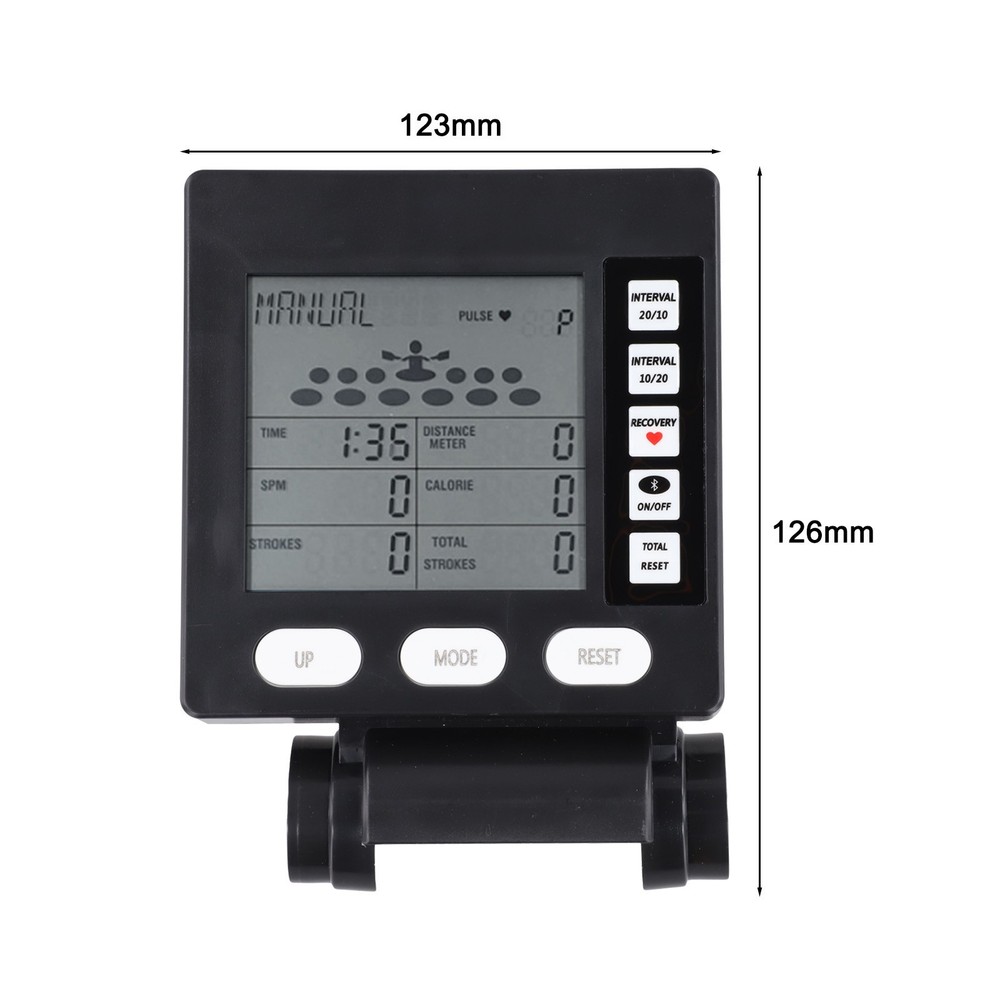 Functional Rowing Machine Counter with Comprehensive Measurement Options