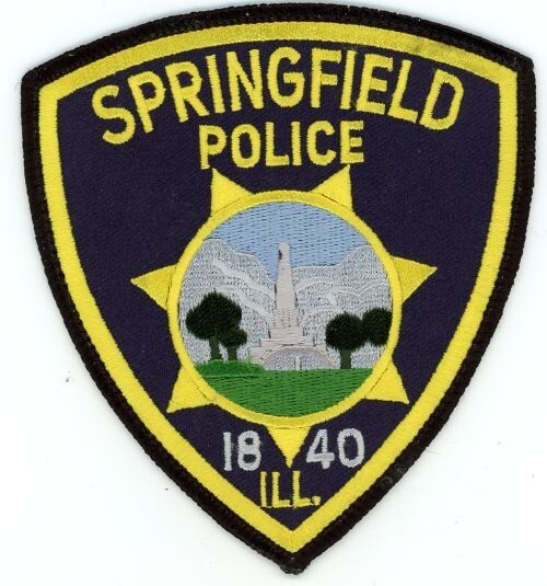 ILLINOIS IL SPRINGFIELD POLICE NICE SHOULDER PATCH SHERIFF