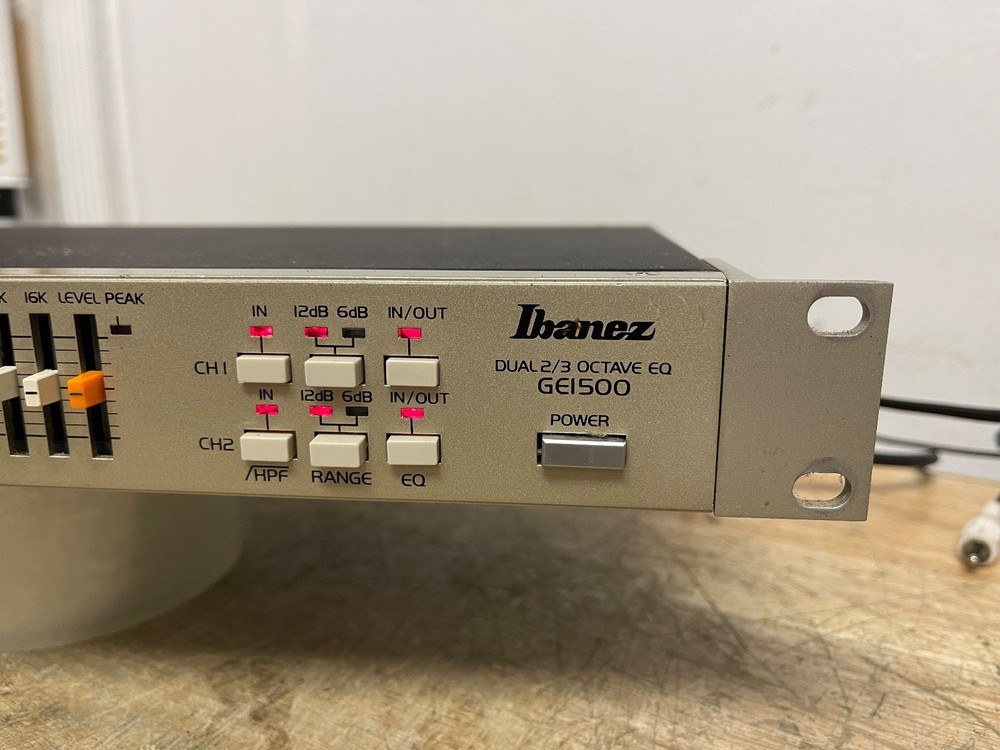 Ibanez GE1500 Dual 2/3 OctaveGraphic Equalizer