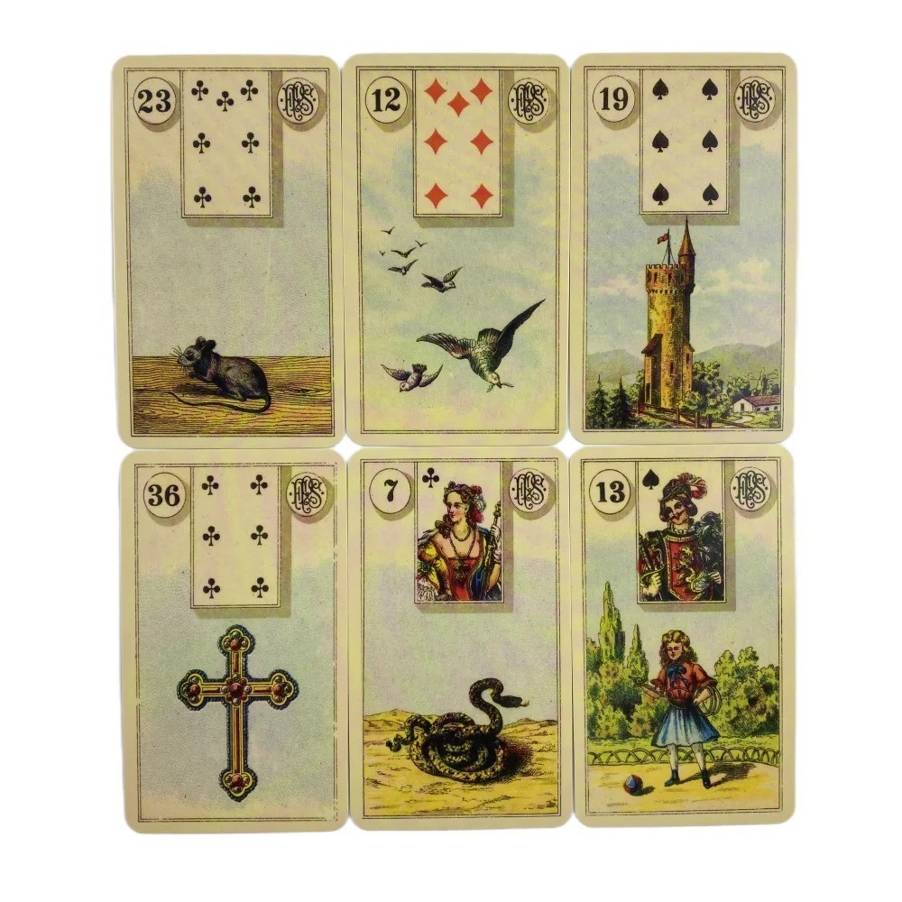 Grand Tableau Lenormand Oracle Cards | Fortune-Telling, Divination, Guidebook