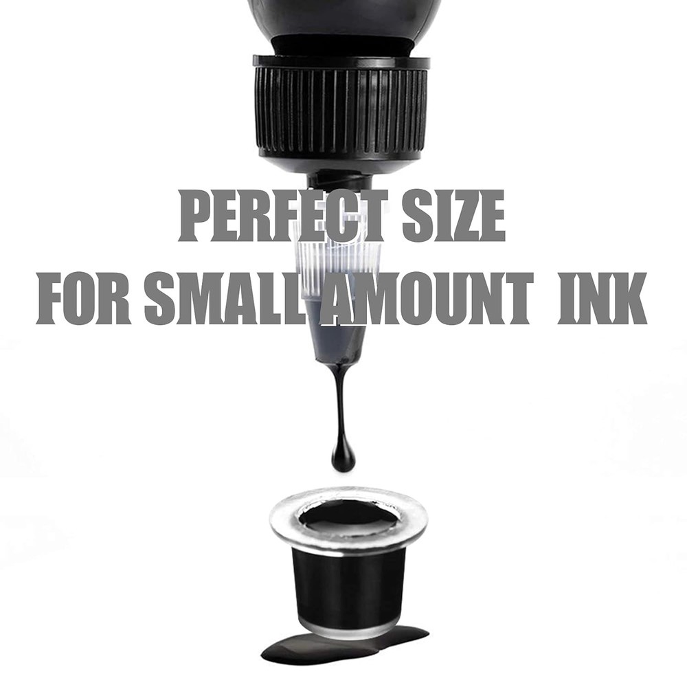 Disposable Small Ink Cups - 1000 Pcs, Microblading & Permanent Makeup...