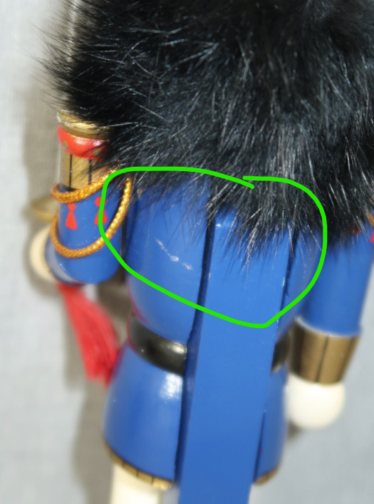 1997 Nutcracker Village NUTCRACKER PRINCE Statue 9.25"