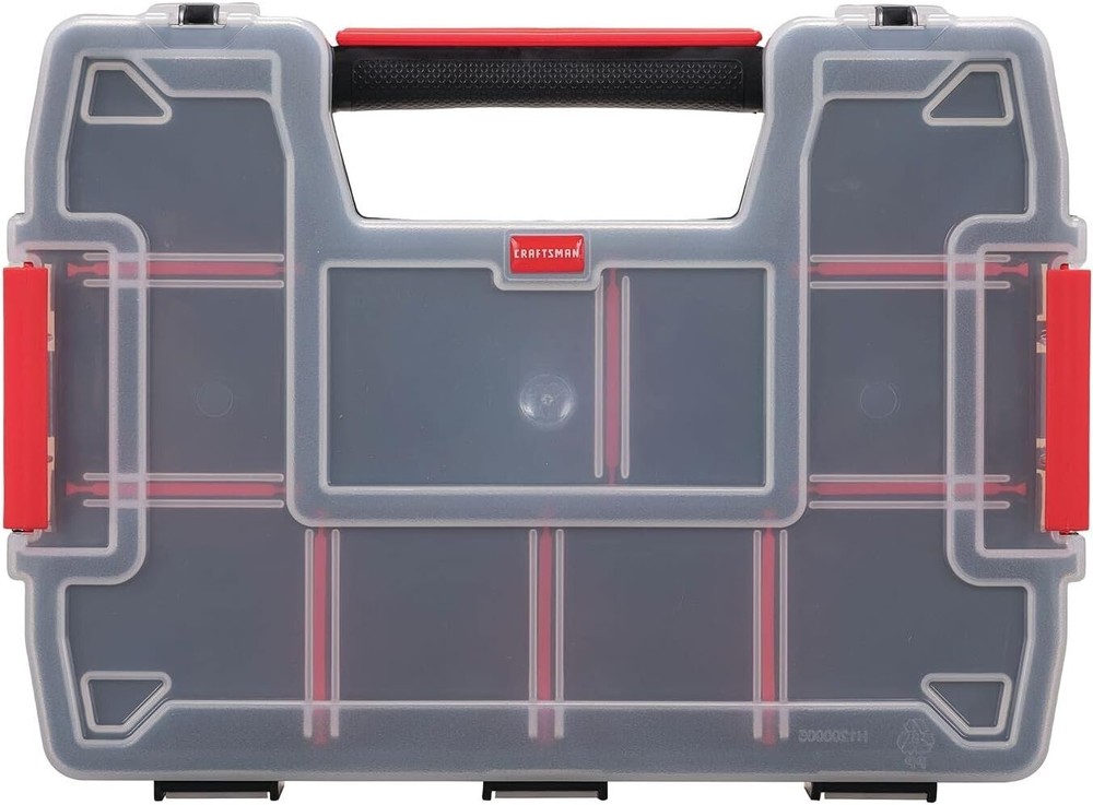 Craftsman Small Storage Organizer, 10 Compartment, Plastic XL Organizer