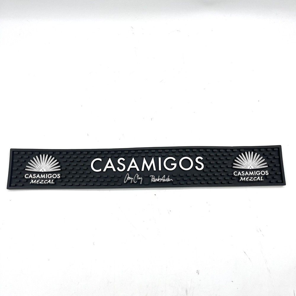 Casamigos Tequila Black Bar Rail Spill Mat