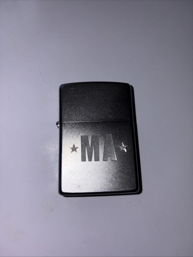 ZIPPO 2014 “MA” POLISHED CHROME LIGHTER UNFIRED  C 14