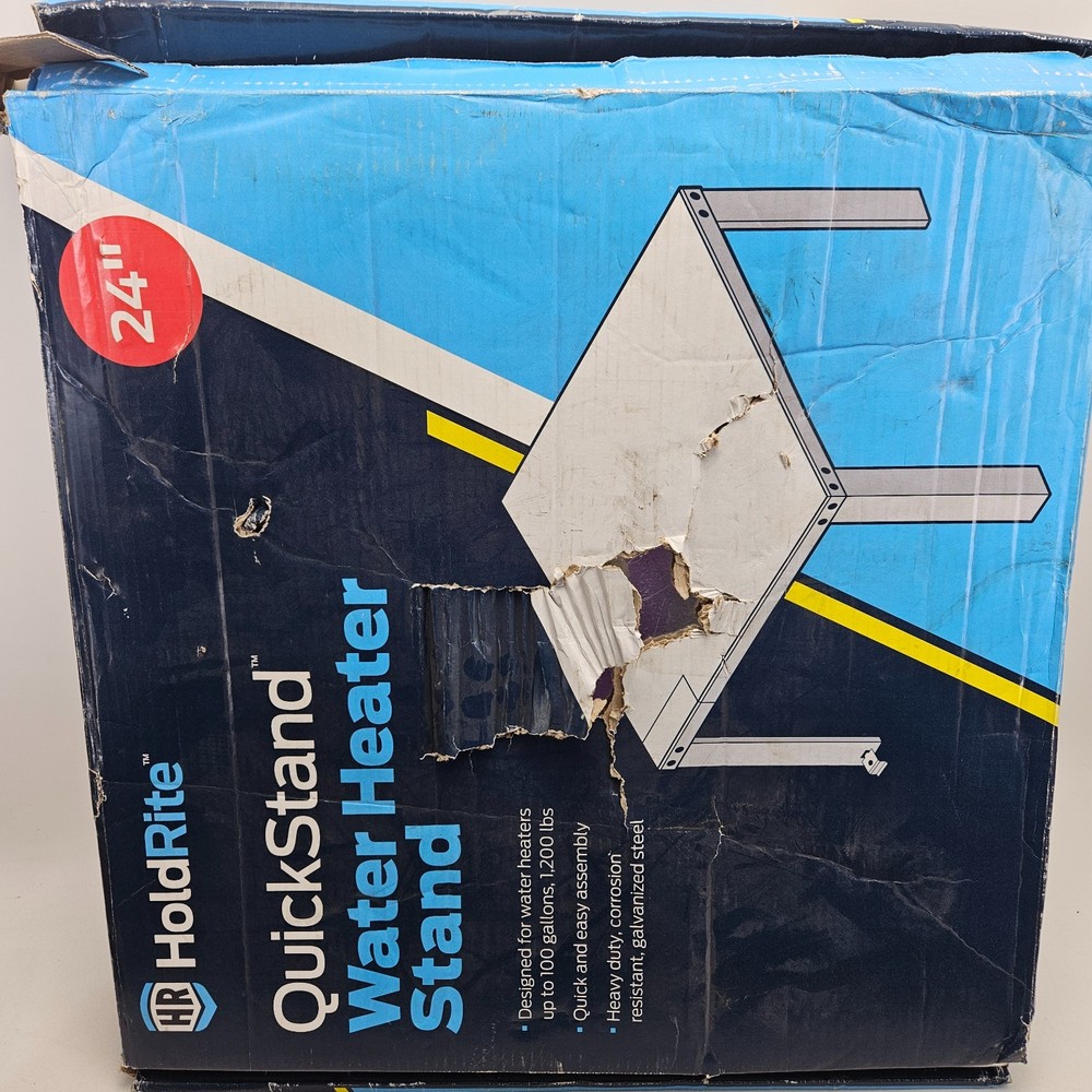 QuickStand 24 Inch Water Heater Stand Up to 100 Gal Unassembled