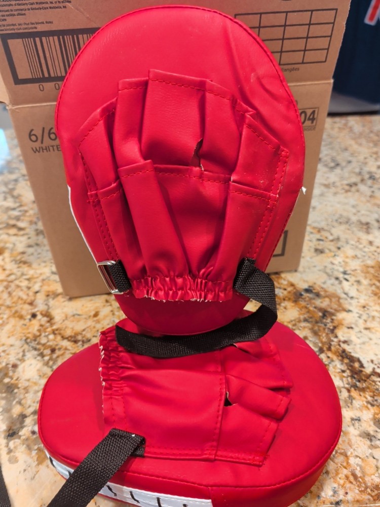 boxing mitts training Red Black White