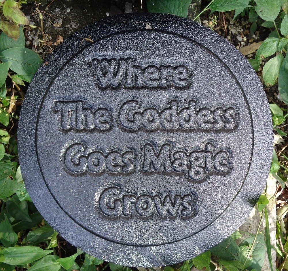 Goddess mold plaster concrete gothic wicca pagan mould