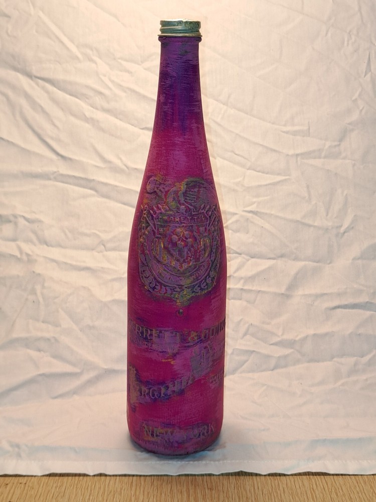 Handpainted Vintage Virginia Dare Bottle