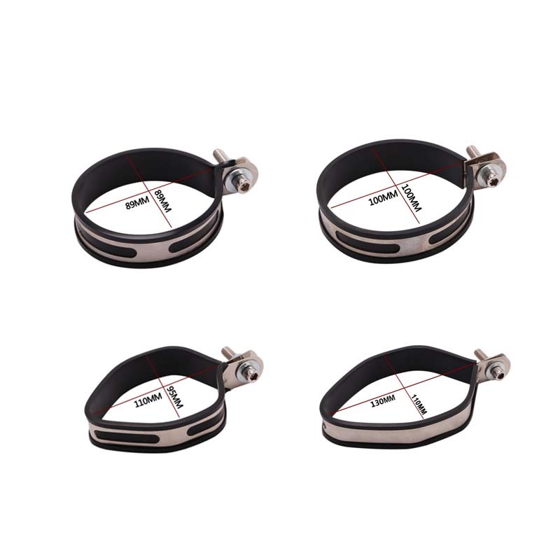 1PC Motorcycle Exhaust Muffler Hanger Clamp Mount Bracket Silencer Pipe Strap