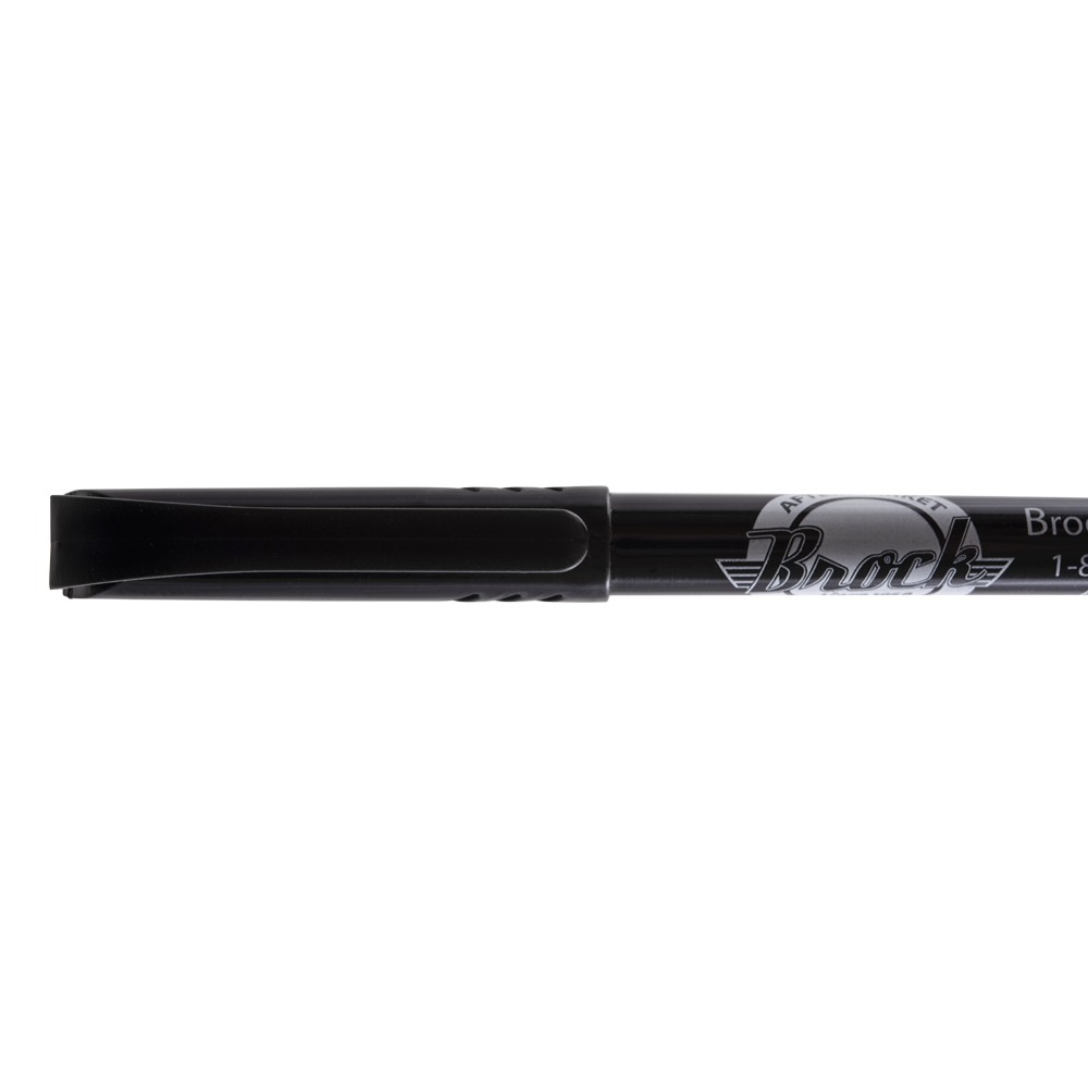 Single Black Brockmark Sharp Solid Permanent Ink Marker Pen Medium Point on