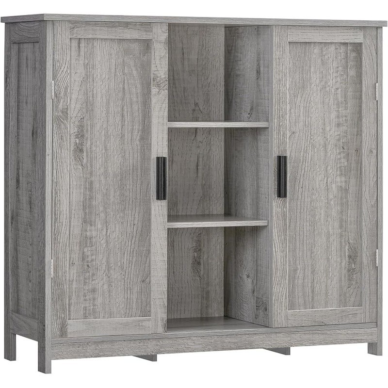 Ample Storage Space Sideboard Buffet Cabinet Dining Room Kitchen Organization US