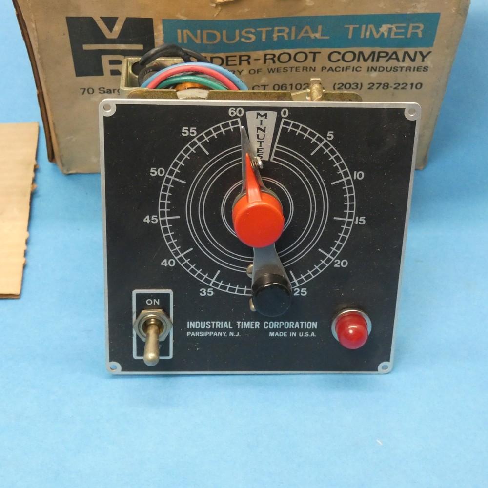 ITC Industrial Timer Corp SARF-60MIN Interval Timer Automatic Reset Panel Mount