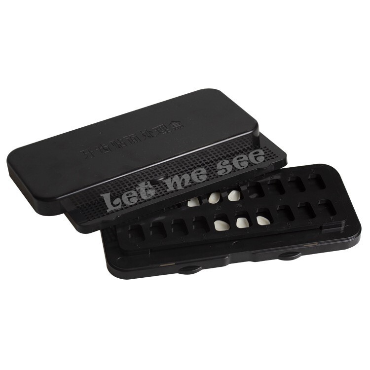 Dental Ceramic Veneer Storage Box Veneer Pretreatment Patch Case Rectangular