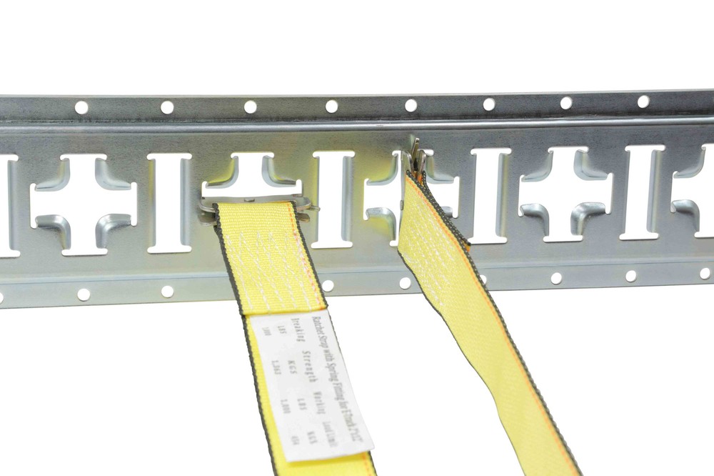 (4 Pack) 2' E Track Horizontal & Vertical Cross Galvanized Trailer Truck