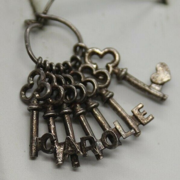 Sterling Silver CAROLE 3 Keys Charm