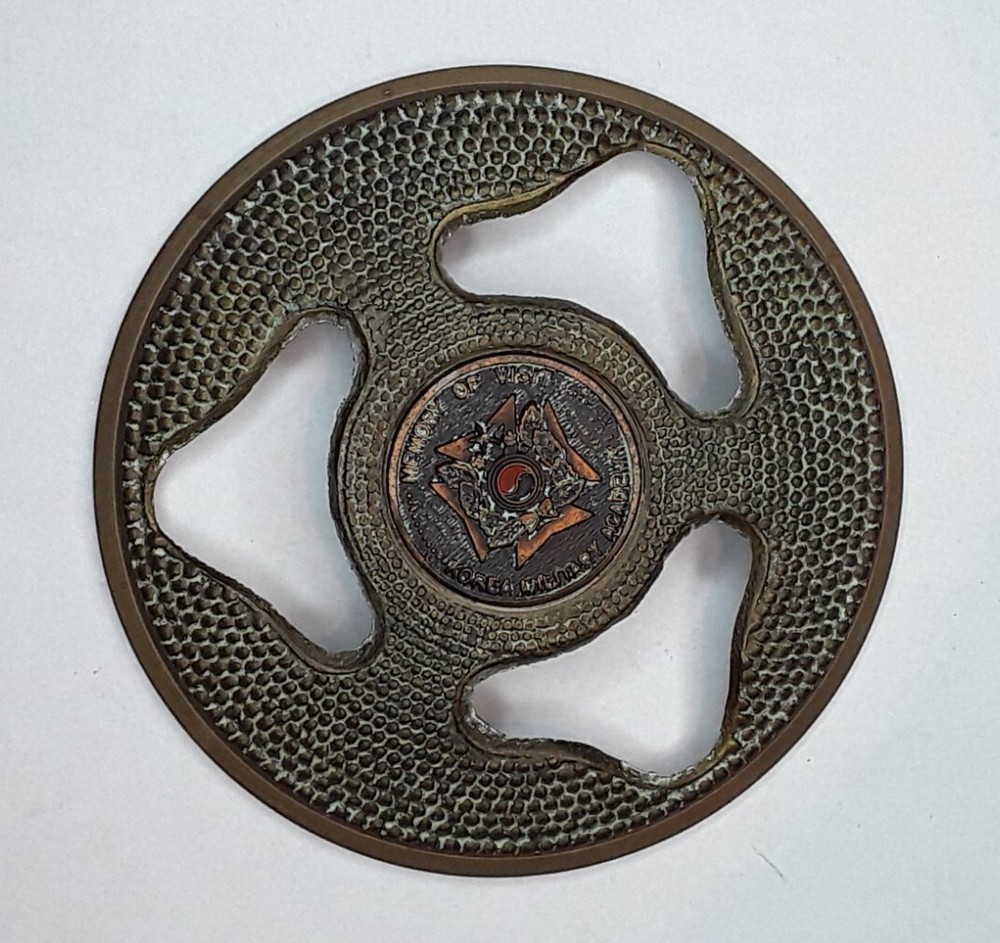 BRASS INCENSE BURNER FROM, KOREA MILITARY ACADEMY.