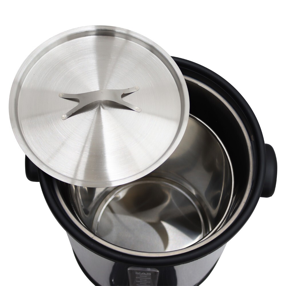 New 3.41Gallon 12.9L Stainless Steel Commercial Office Hot Milk Dispenser 110V