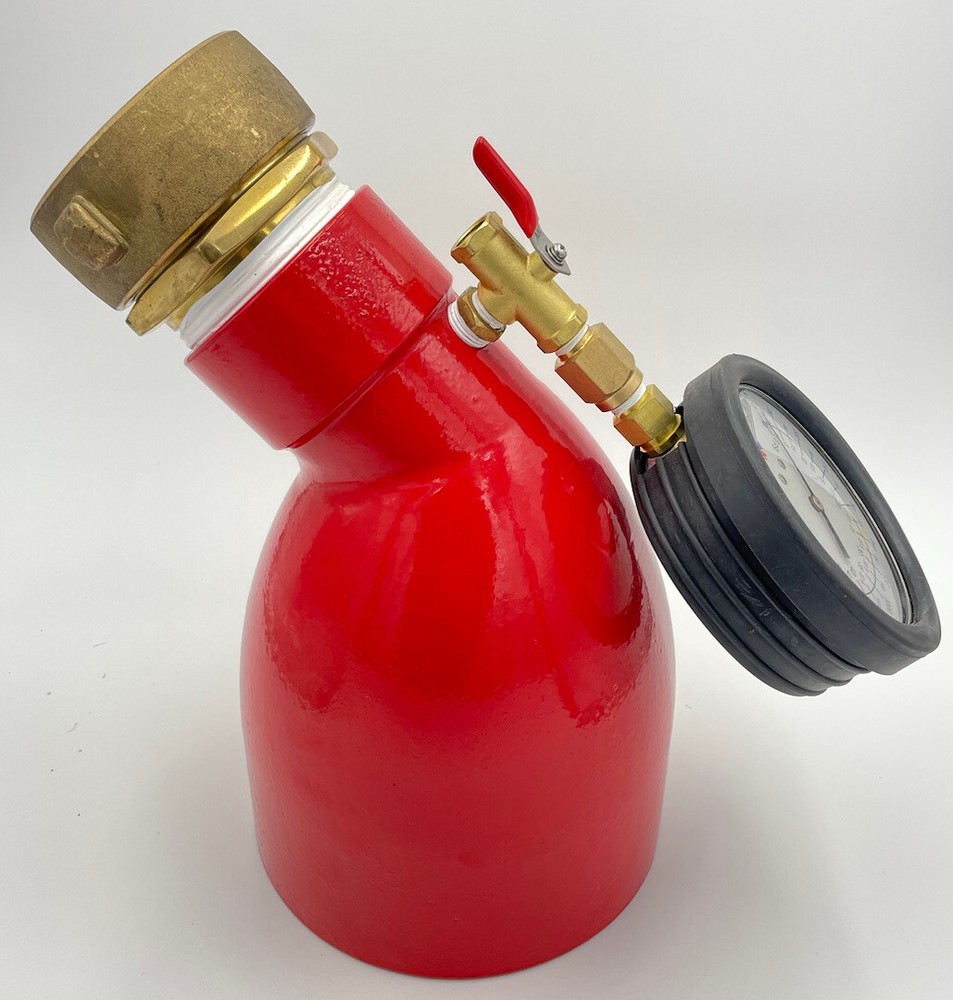 2-1/2" NST Hydrant Flow Test Swivel Diffuser 60Psi/1300GPM Gauge