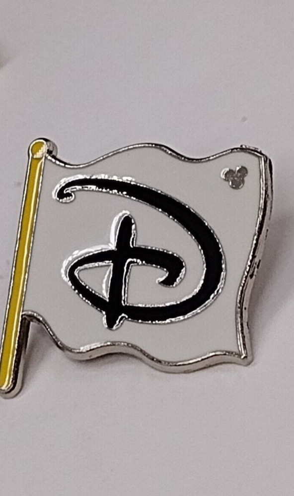 Disney Enamel Flag Hidden Mickey Lapel Pin