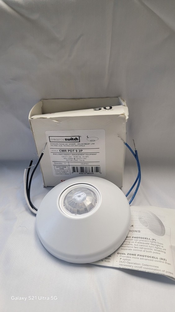 SENSOR SWITCH CM-PDT-9-2-P CEILING MOUNT 360° OCCUPANCY SENSOR