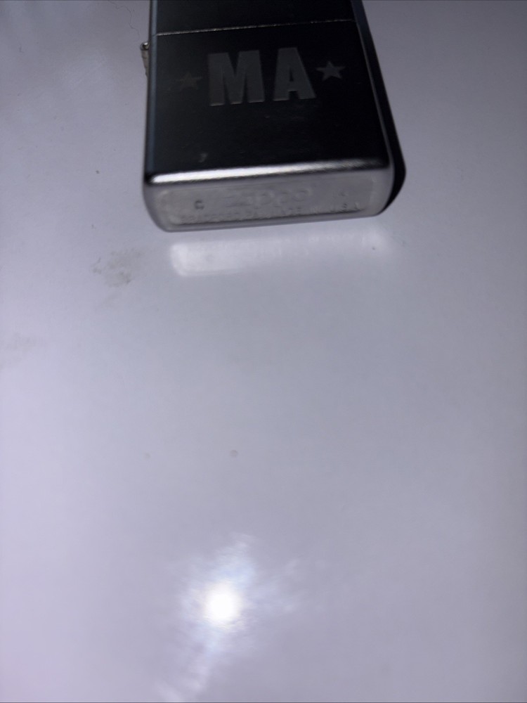 ZIPPO 2014 “MA” POLISHED CHROME LIGHTER UNFIRED C 14