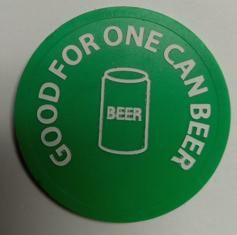 Plastic Trade Token Rolling Ground Wisconsin