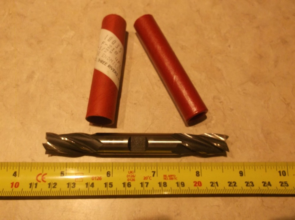 F & D TOOL CO. 1/2" DIA ENDMILL 4F DE HSS