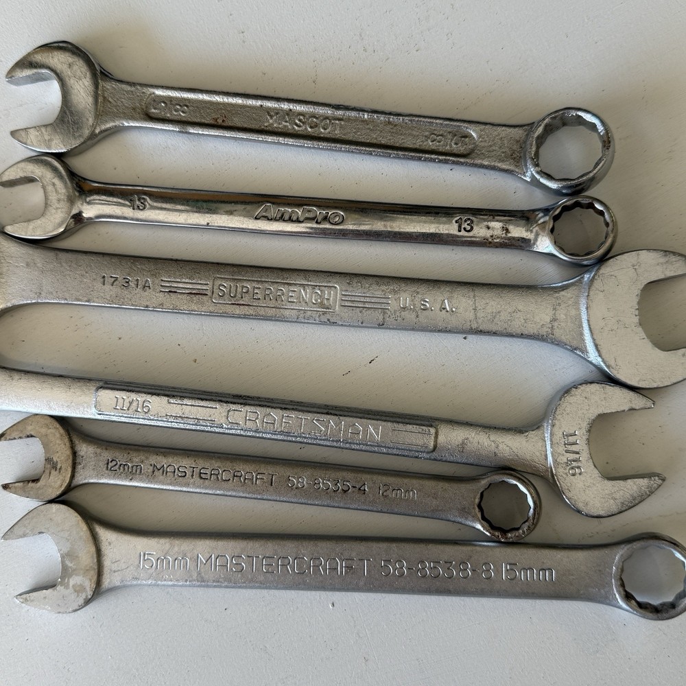 Random Mixed Wrench Tools Lot - Mostly Vintage - See Pics
