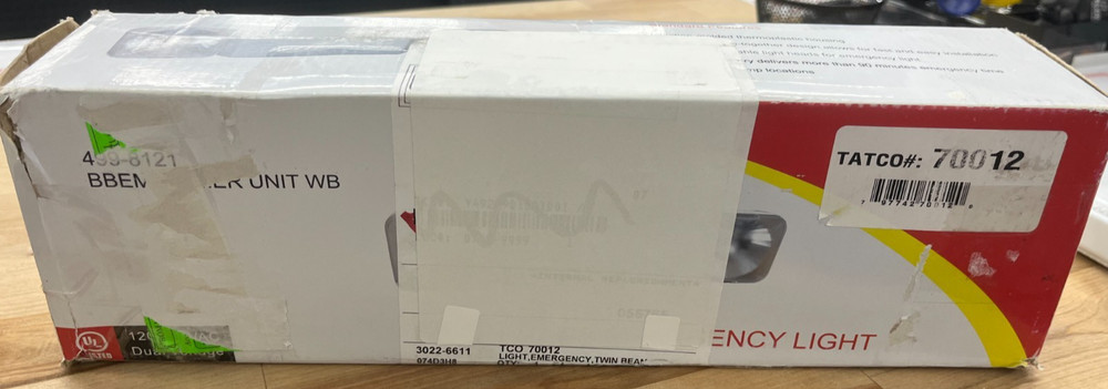 Tatco, Dual Head, Emergency Light Unit, 70012