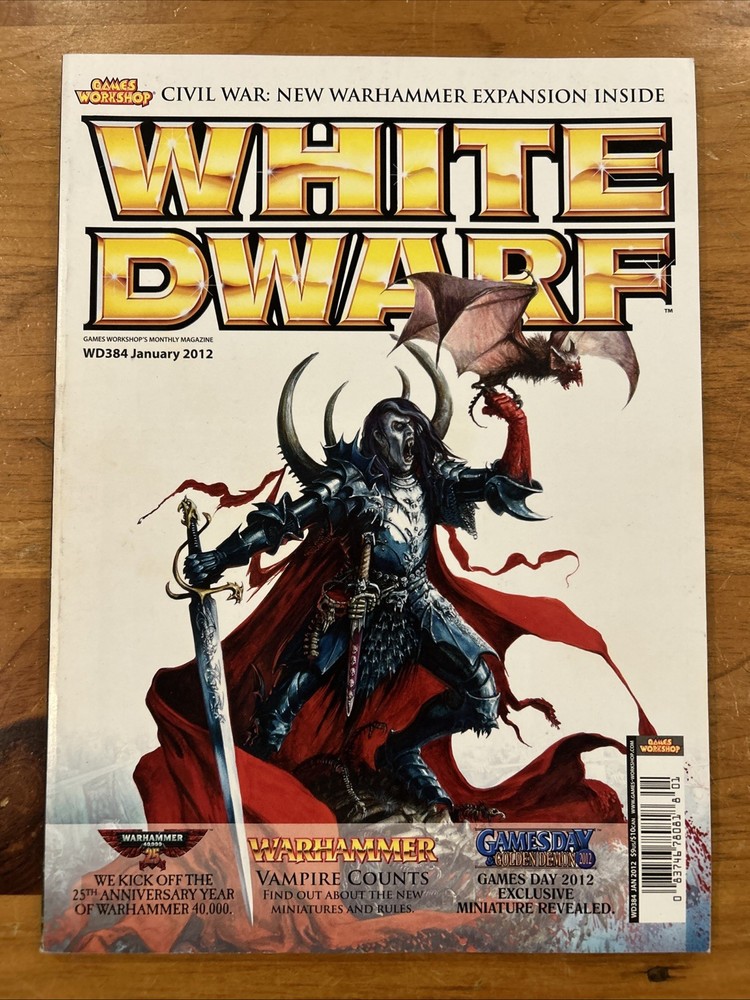 Games Workshop Warhammer White Dwarf Magazine #384 January 2012