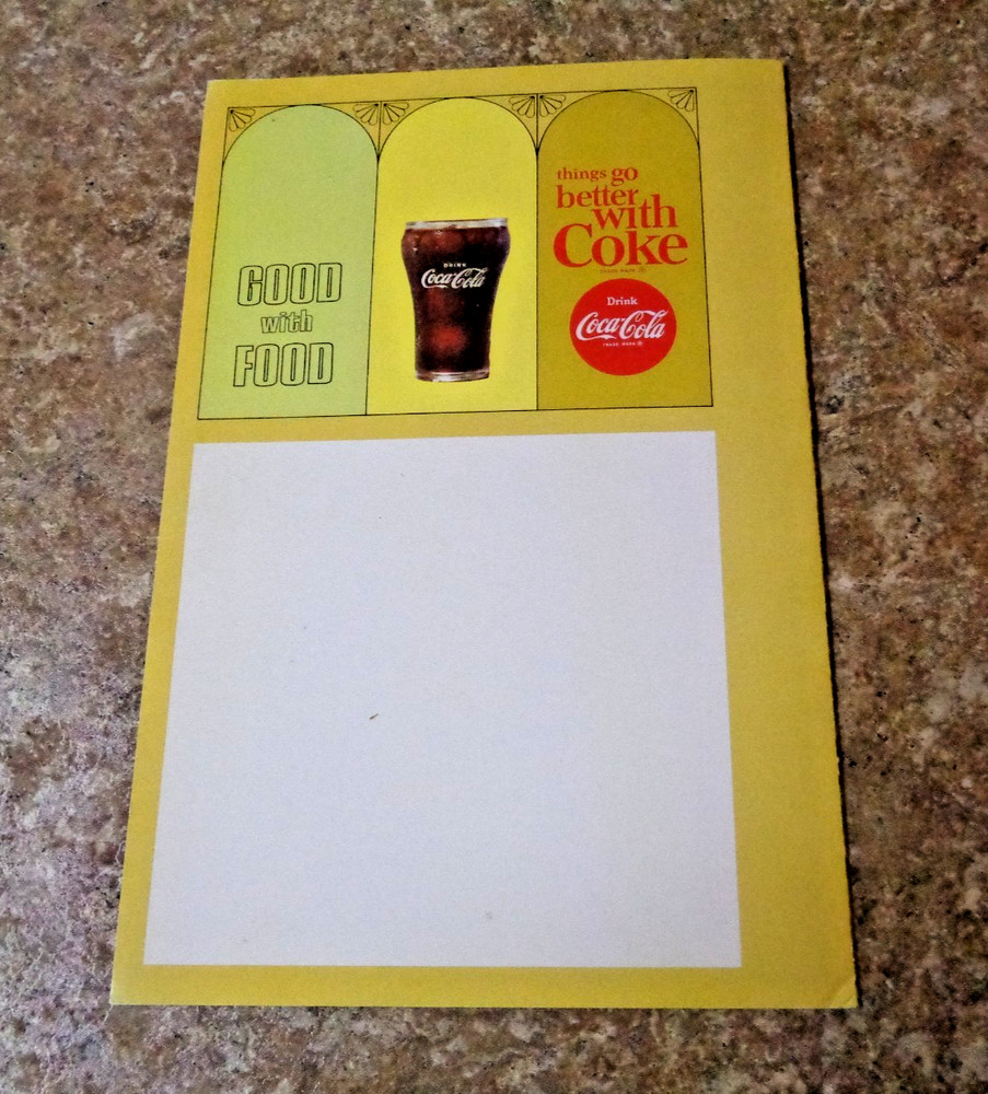 Coca Cola Menu Cover #8