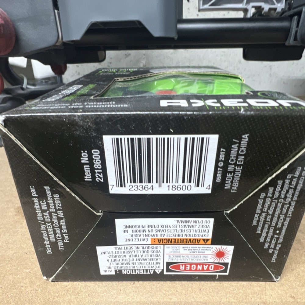 Axeon Absolute Zero Mounted Laser Dual Lasers bore sighter