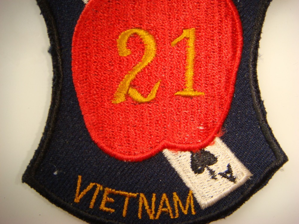 US NAVAL SUPPORT ACTIVITY SAIGON BARRACKS SHIP 21, VIETNAM WAR PATCH