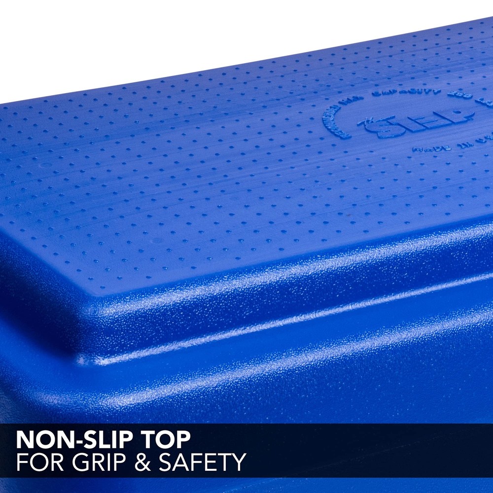 Durable Stackable Aerobic Step Platform with NonSlip Surface for Home Workouts