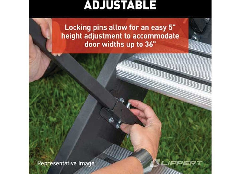 Lippert 799640 Entry Assist Handrail for Gen 3 Solid Step Triple & Quad
