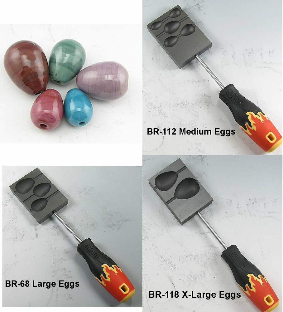 EGGS Graphite Molds, 4 Versions, Premier Graphite Glass Tool