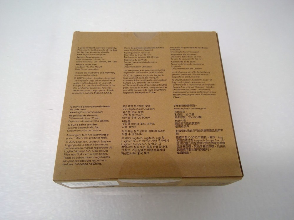 Logitech Rally Mic Microphone Pod Mount for Desktop or Ceiling (Graphite)