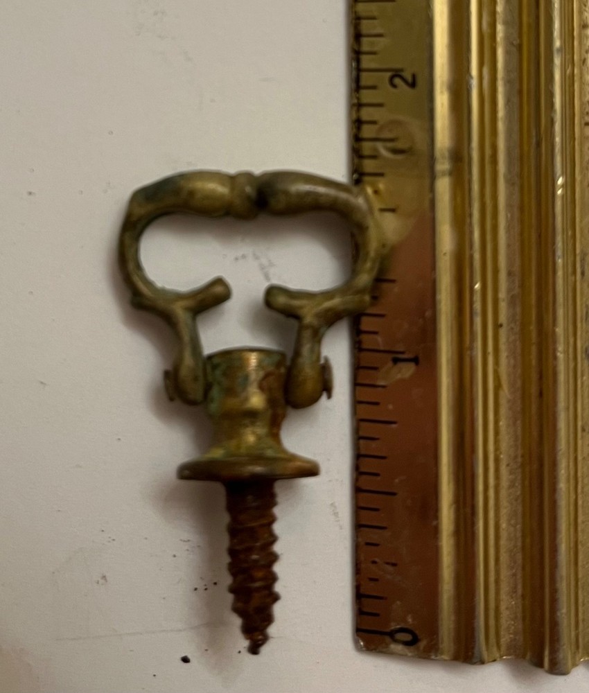 (8) - 18th Queen Ann, William & Mary, Chippend Pulls / Knobs - untouched surf