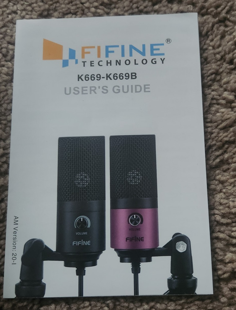 FIFINE TECHNOLOGY K669-K669B USB Microphone
