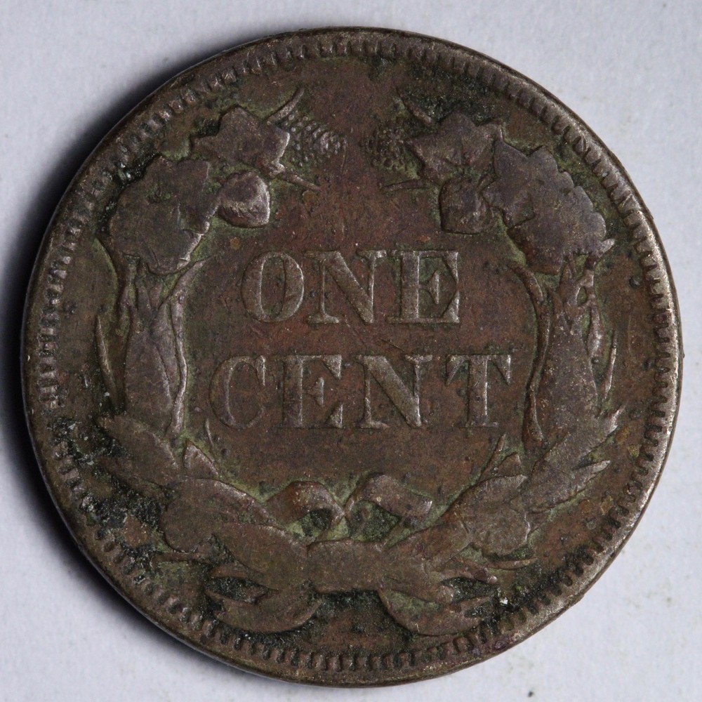 1858 LL Flying Eagle Cent Penny VF+ E127 SINM