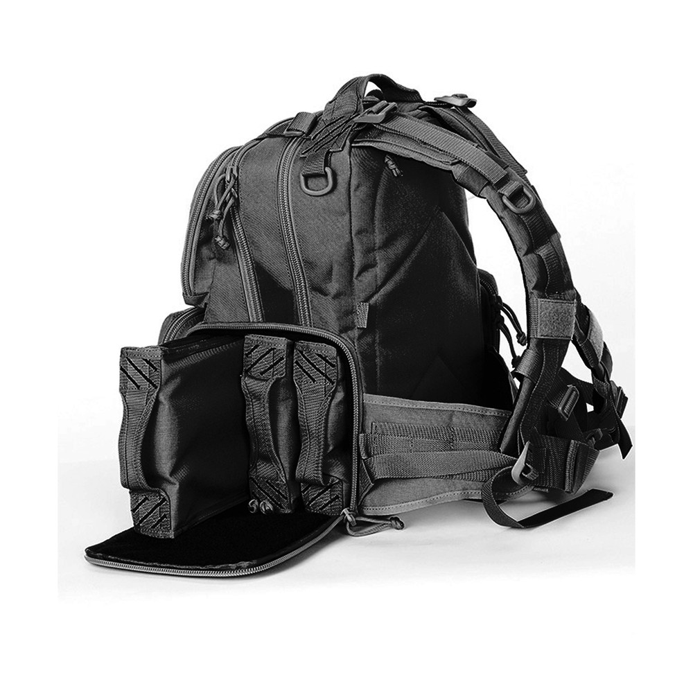 G Outdoors Tactical Range Backpack, Black, Large