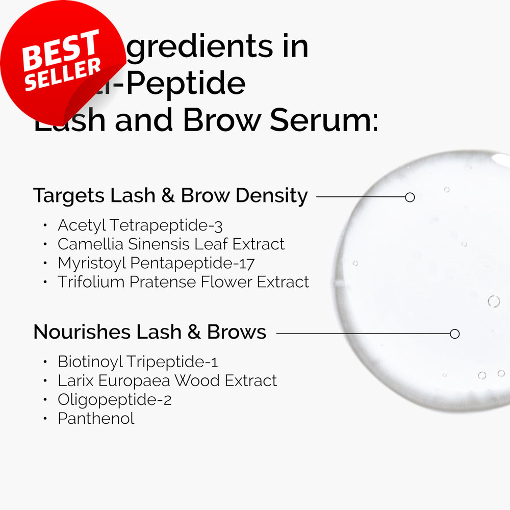 The Ordinary Multi-Peptide Lash & Brow Serum Thick Fuller Lashes Brows