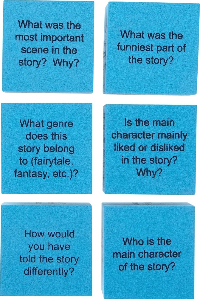 Reading Comprehension Foam Cubes (TCR20634)