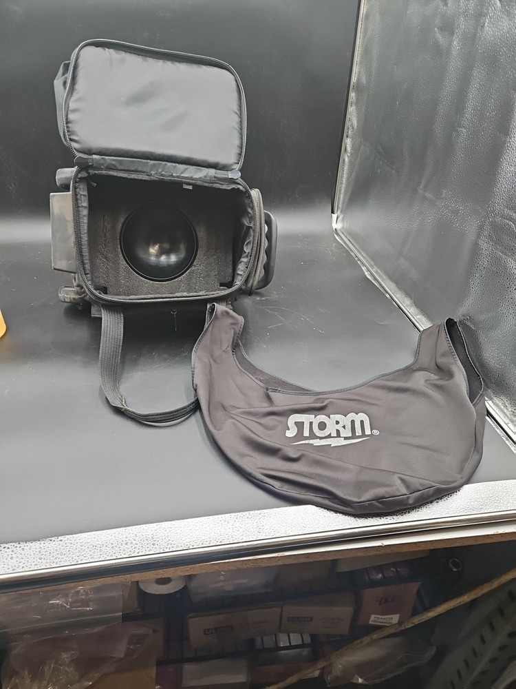 Ebonite Transport Ball Roller Bowling Bag Black